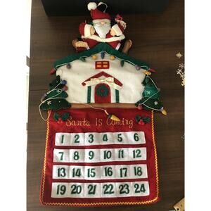 Vintage Advent Calendar Creative Designs Christmas With Christmas Light Counter